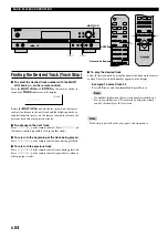 Preview for 56 page of Yamaha CDR-HD1000 Owner'S Manual