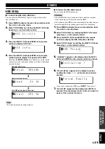 Preview for 61 page of Yamaha CDR-HD1000 Owner'S Manual