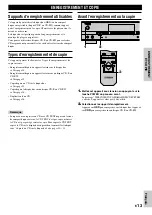 Preview for 81 page of Yamaha CDR-HD1000 Owner'S Manual