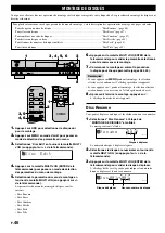 Preview for 114 page of Yamaha CDR-HD1000 Owner'S Manual