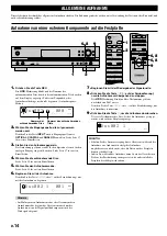 Preview for 148 page of Yamaha CDR-HD1000 Owner'S Manual