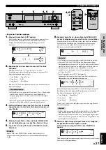 Preview for 161 page of Yamaha CDR-HD1000 Owner'S Manual