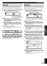 Preview for 177 page of Yamaha CDR-HD1000 Owner'S Manual