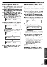 Preview for 195 page of Yamaha CDR-HD1000 Owner'S Manual