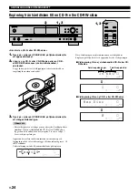 Preview for 224 page of Yamaha CDR-HD1000 Owner'S Manual