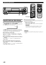 Preview for 254 page of Yamaha CDR-HD1000 Owner'S Manual