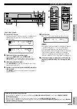 Preview for 355 page of Yamaha CDR-HD1000 Owner'S Manual