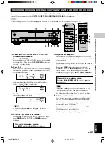 Preview for 73 page of Yamaha CDR-HD1300 Owner'S Manual