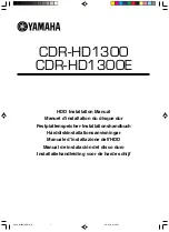 Preview for 103 page of Yamaha CDR-HD1300 Owner'S Manual