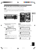 Предварительный просмотр 47 страницы Yamaha CDR-HD1500 Owner'S Manual