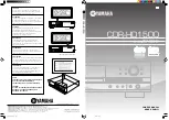 Yamaha CDR-HD1500HDD Owner'S Manual preview