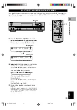 Предварительный просмотр 21 страницы Yamaha CDR-HD1500HDD Owner'S Manual