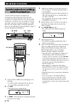 Preview for 18 page of Yamaha CDR-S1000 Owner'S Manual