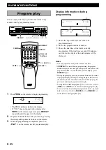 Preview for 28 page of Yamaha CDR-S1000 Owner'S Manual