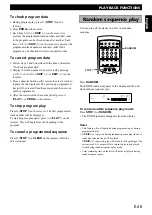 Preview for 29 page of Yamaha CDR-S1000 Owner'S Manual