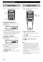 Preview for 30 page of Yamaha CDR-S1000 Owner'S Manual