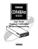 Yamaha CDR400Atx Series User Manual preview