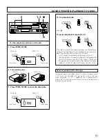 Preview for 13 page of Yamaha CDV-W901 Owner'S Manual