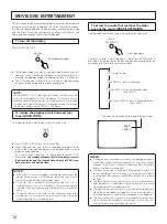 Preview for 14 page of Yamaha CDV-W901 Owner'S Manual