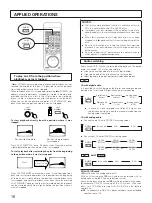 Preview for 16 page of Yamaha CDV-W901 Owner'S Manual