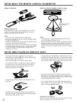 Preview for 20 page of Yamaha CDX-393 Owner'S Manual