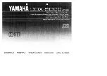 Yamaha CDX-5000 Owner'S Manual preview