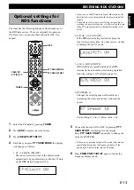 Preview for 15 page of Yamaha CDX-E100 Owner'S Manual