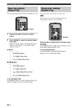 Preview for 25 page of Yamaha CDX-E410 Manual