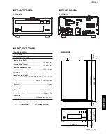 Preview for 5 page of Yamaha CDX-E410 Service Manual