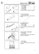 Preview for 15 page of Yamaha CE50T Service Manual