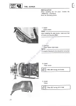 Preview for 20 page of Yamaha CE50T Service Manual