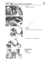 Preview for 50 page of Yamaha CE50T Service Manual