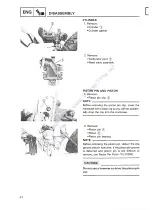 Preview for 52 page of Yamaha CE50T Service Manual