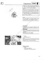 Preview for 107 page of Yamaha CE50T Service Manual