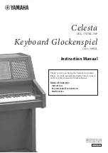 Предварительный просмотр 1 страницы Yamaha Celesta CEL-53 Instruction Manual