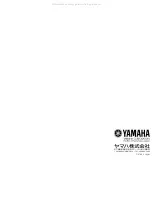 Preview for 4 page of Yamaha CHH-920 Owner'S Manual