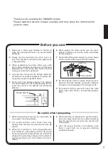 Preview for 3 page of Yamaha CHS-506 Owner'S Manual