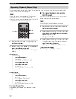 Preview for 40 page of Yamaha CinemaStation AVC-S30 Owner'S Manual