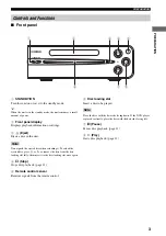 Preview for 7 page of Yamaha CinemaStation DVD-S30 Owner'S Manual