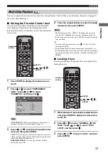 Preview for 21 page of Yamaha CinemaStation DVD-S30 Owner'S Manual