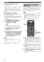 Preview for 22 page of Yamaha CinemaStation DVD-S30 Owner'S Manual