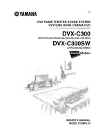 Yamaha CINEMASTATION DVR-C300 Owner'S Manual preview