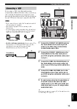 Предварительный просмотр 18 страницы Yamaha CinemaStation DVR-S150 Owner'S Manual