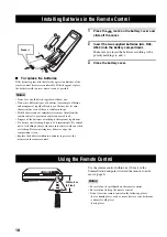 Предварительный просмотр 21 страницы Yamaha CinemaStation DVR-S150 Owner'S Manual