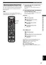 Предварительный просмотр 40 страницы Yamaha CinemaStation DVR-S150 Owner'S Manual