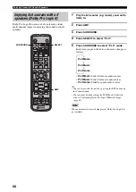 Предварительный просмотр 61 страницы Yamaha CinemaStation DVR-S150 Owner'S Manual