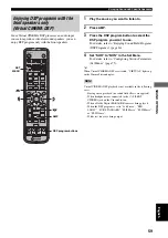 Предварительный просмотр 62 страницы Yamaha CinemaStation DVR-S150 Owner'S Manual