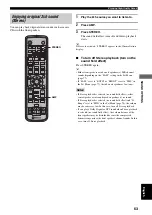 Предварительный просмотр 66 страницы Yamaha CinemaStation DVR-S150 Owner'S Manual