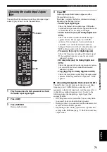 Предварительный просмотр 74 страницы Yamaha CinemaStation DVR-S150 Owner'S Manual