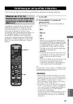 Предварительный просмотр 530 страницы Yamaha CinemaStation DVR-S150 Owner'S Manual